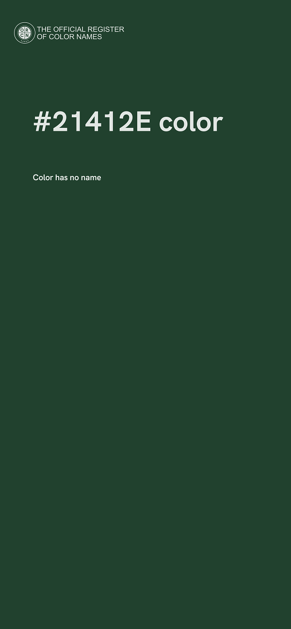 #21412E color image