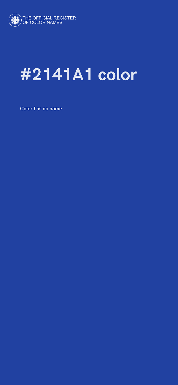 #2141A1 color image