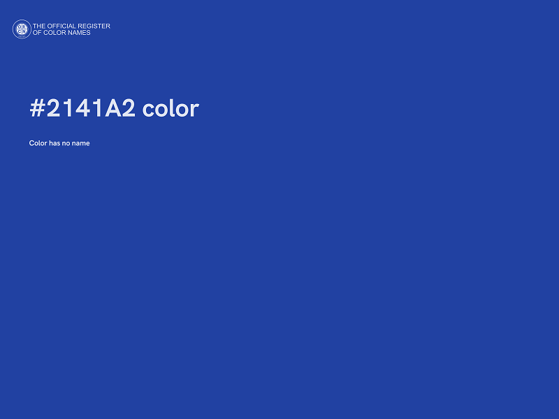#2141A2 color image