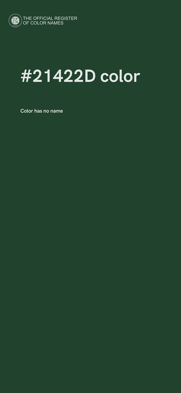 #21422D color image