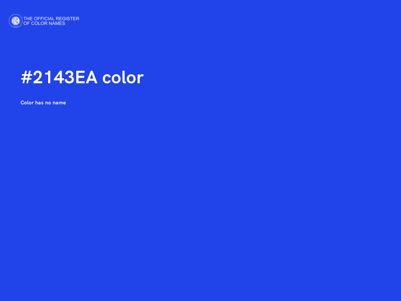#2143EA color image