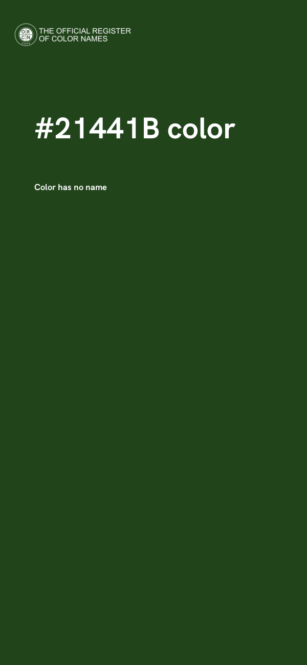 #21441B color image