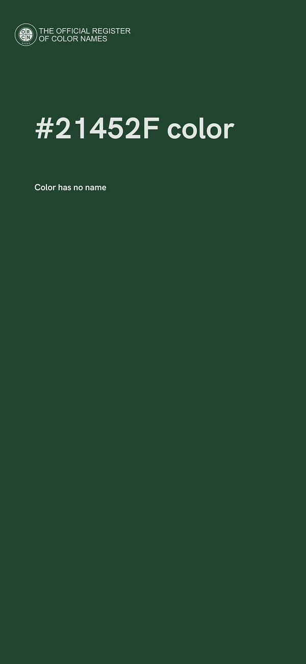 #21452F color image