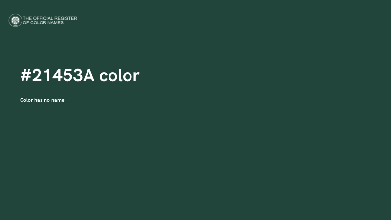 #21453A color image