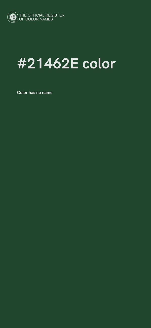 #21462E color image