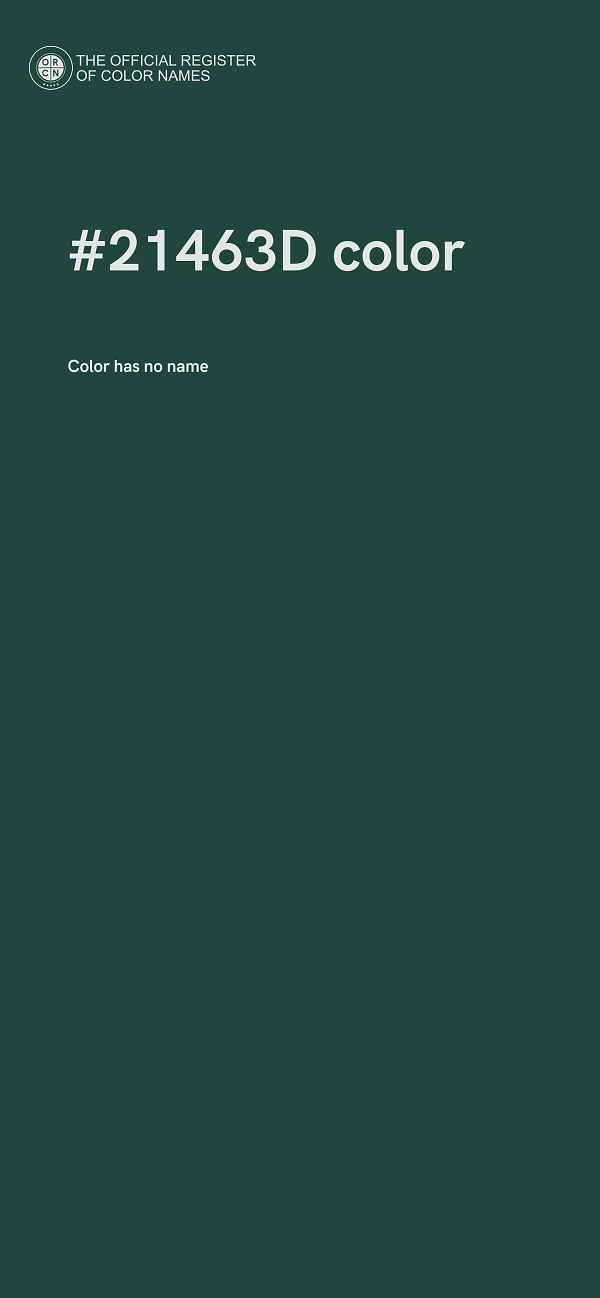 #21463D color image