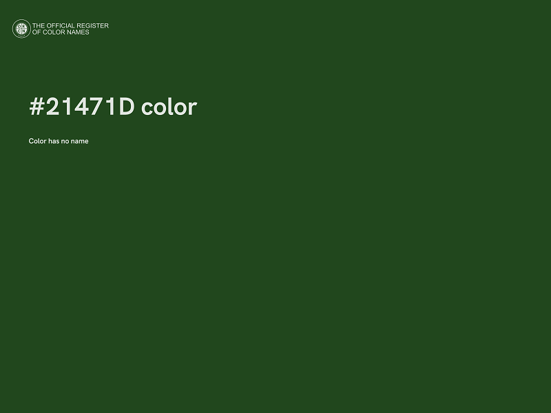 #21471D color image