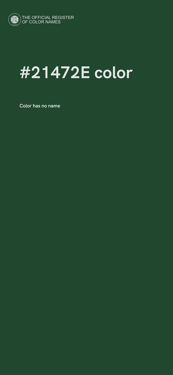 #21472E color image