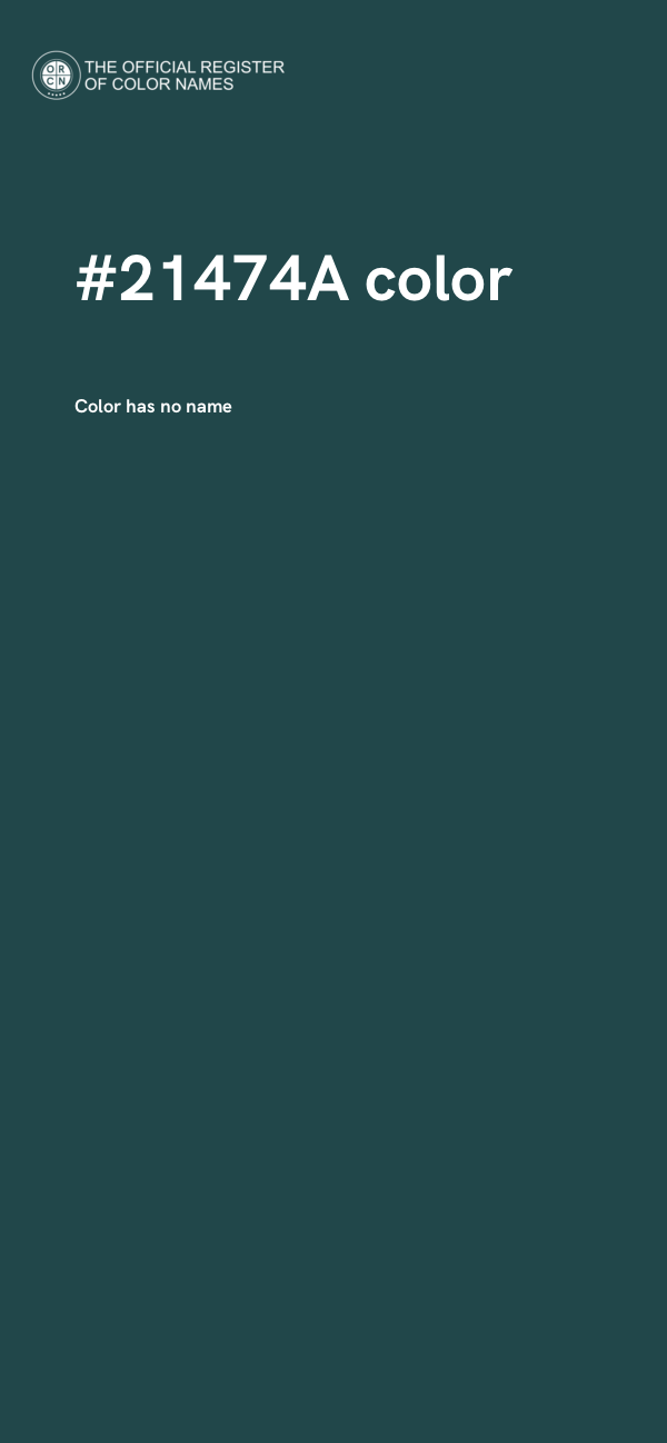 #21474A color image