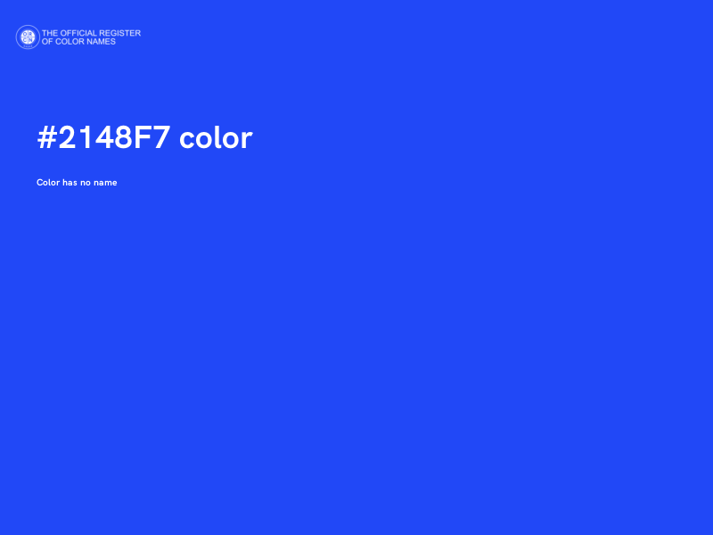#2148F7 color image