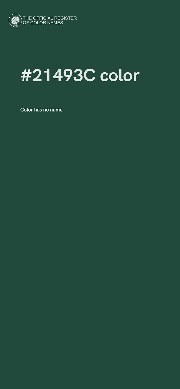 #21493C color image