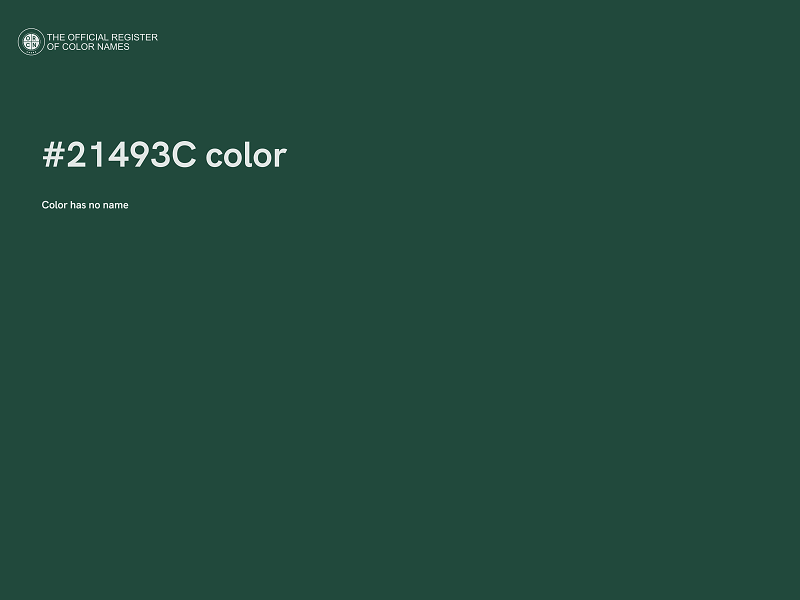 #21493C color image