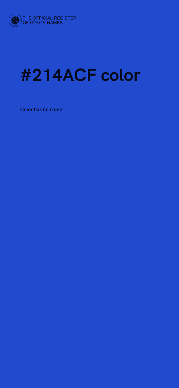 #214ACF color image