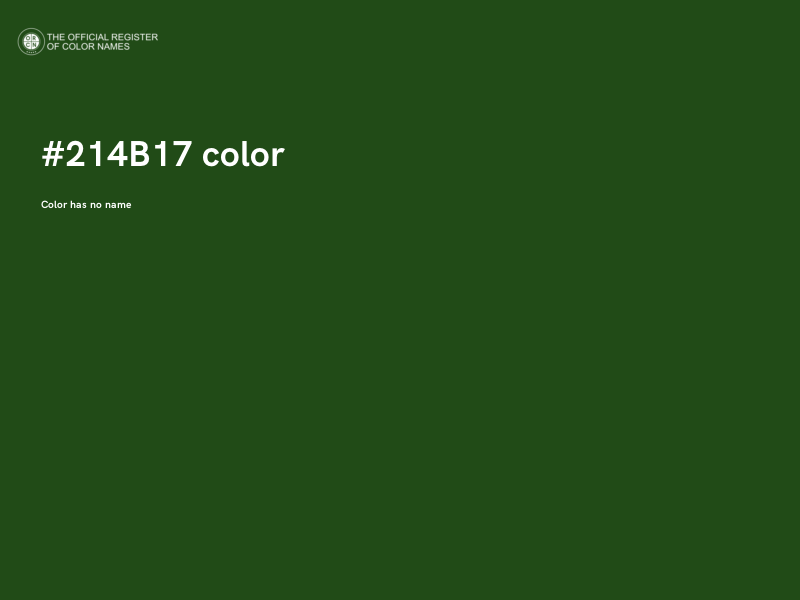#214B17 color image
