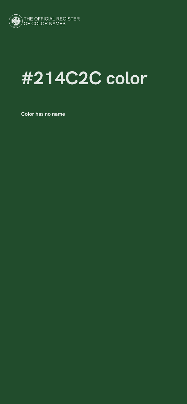 #214C2C color image