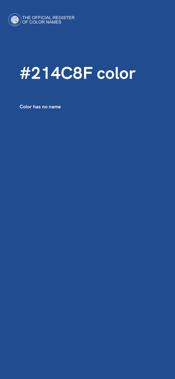 #214C8F color image