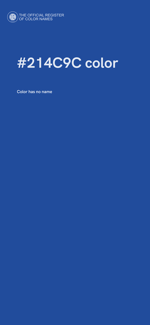 #214C9C color image