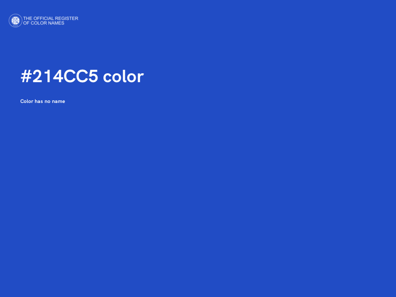 #214CC5 color image