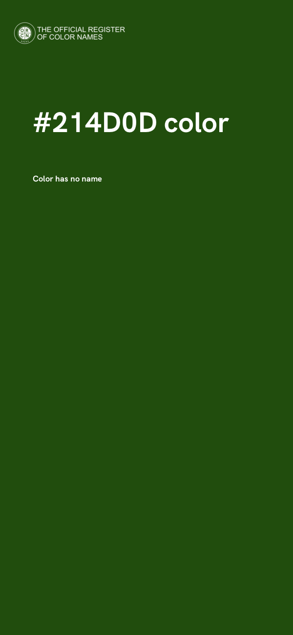 #214D0D color image
