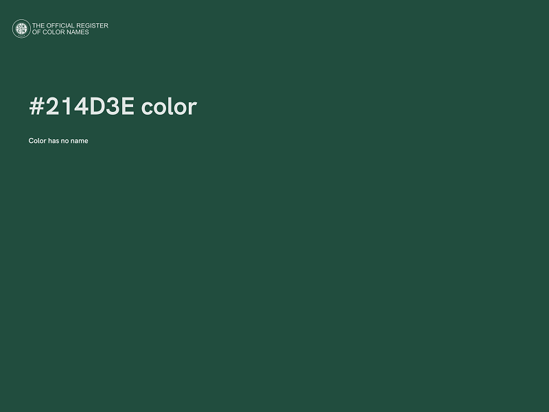 #214D3E color image