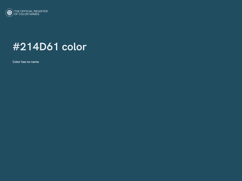 #214D61 color image