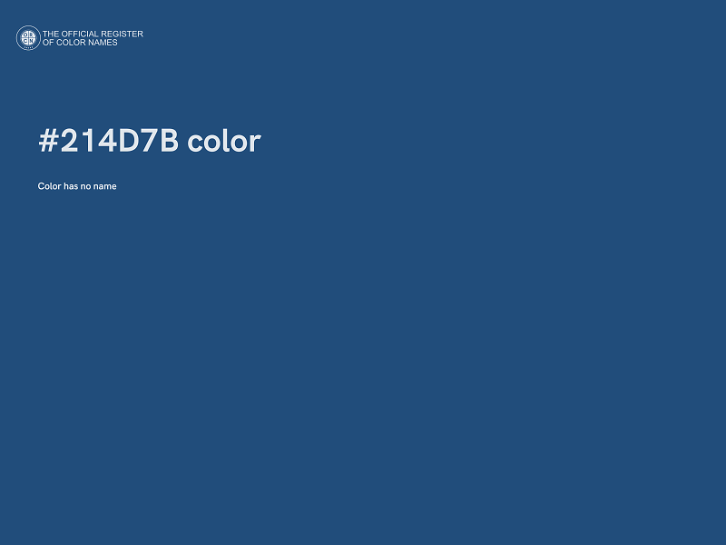 #214D7B color image