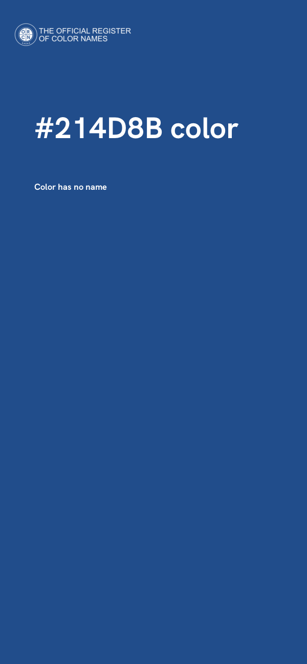 #214D8B color image