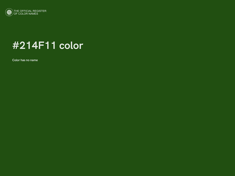 #214F11 color image