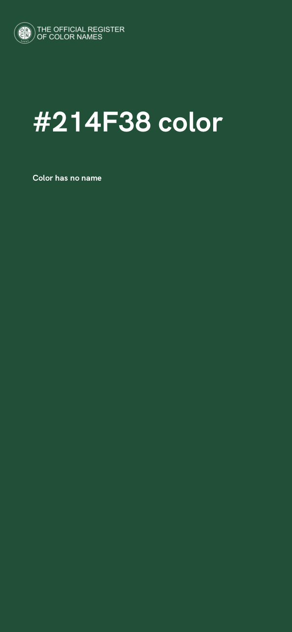 #214F38 color image