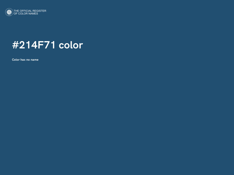 #214F71 color image