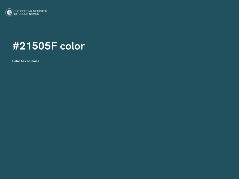#21505F color image