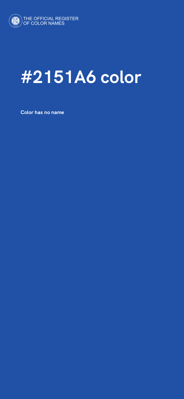 #2151A6 color image