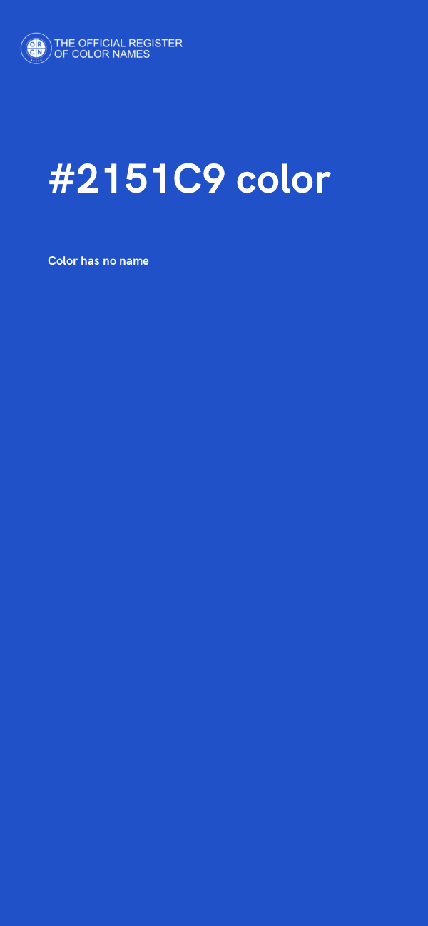 #2151C9 color image