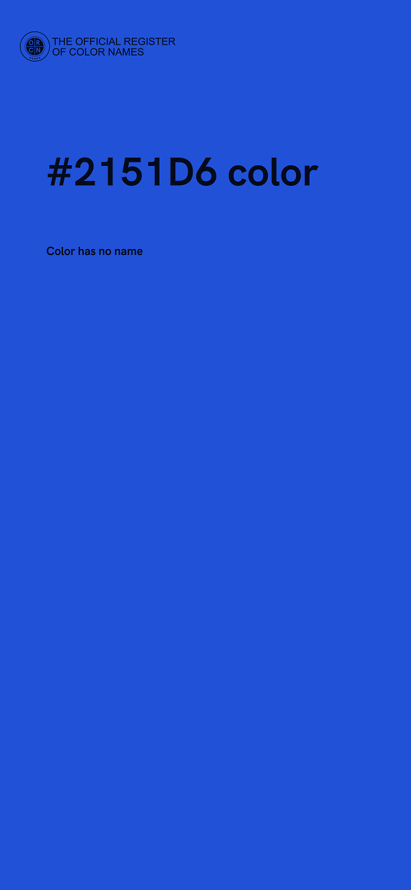 #2151D6 color image