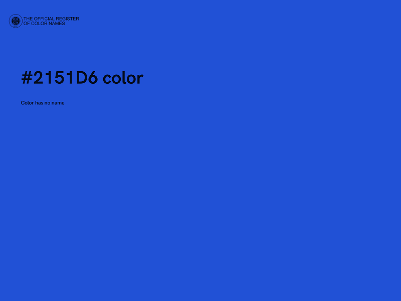 #2151D6 color image