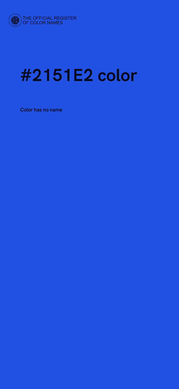#2151E2 color image