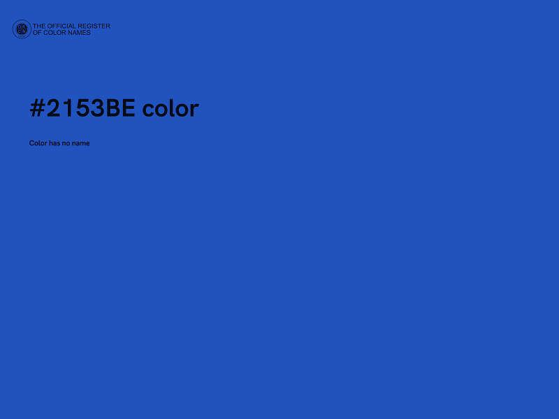 #2153BE color image