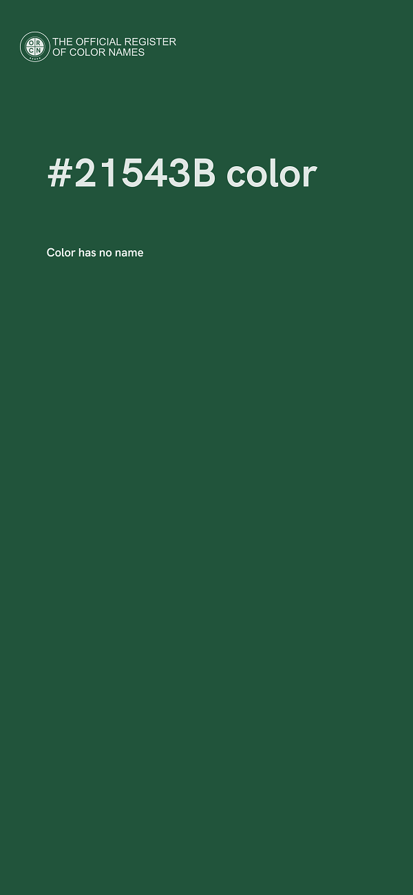 #21543B color image