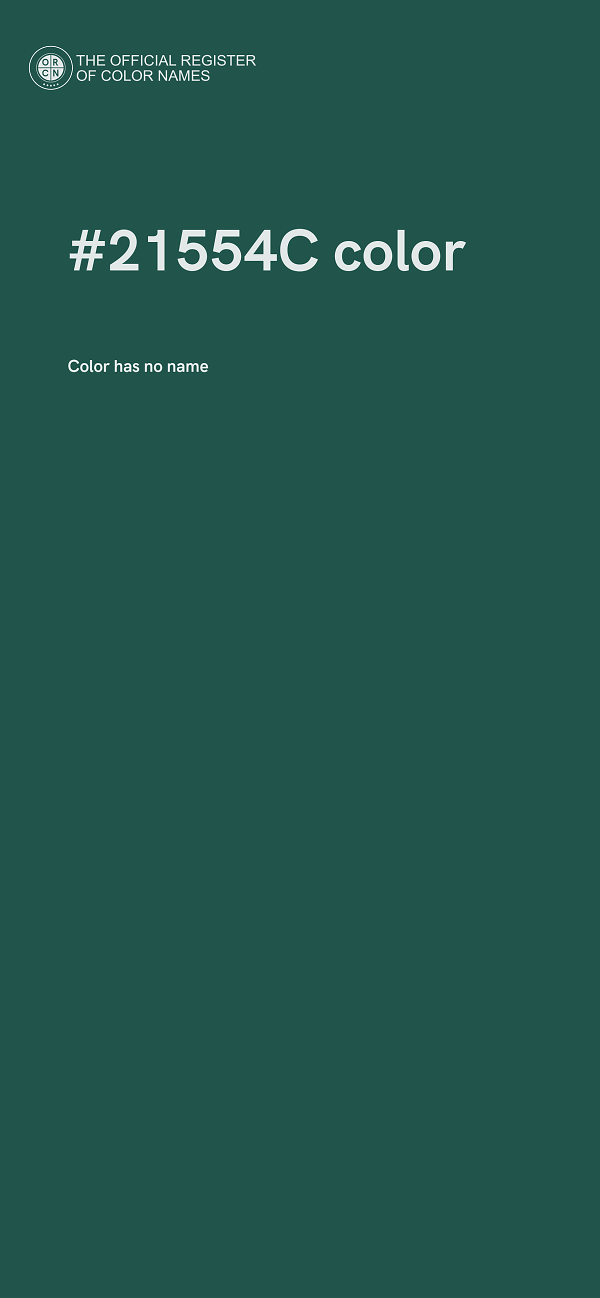 #21554C color image