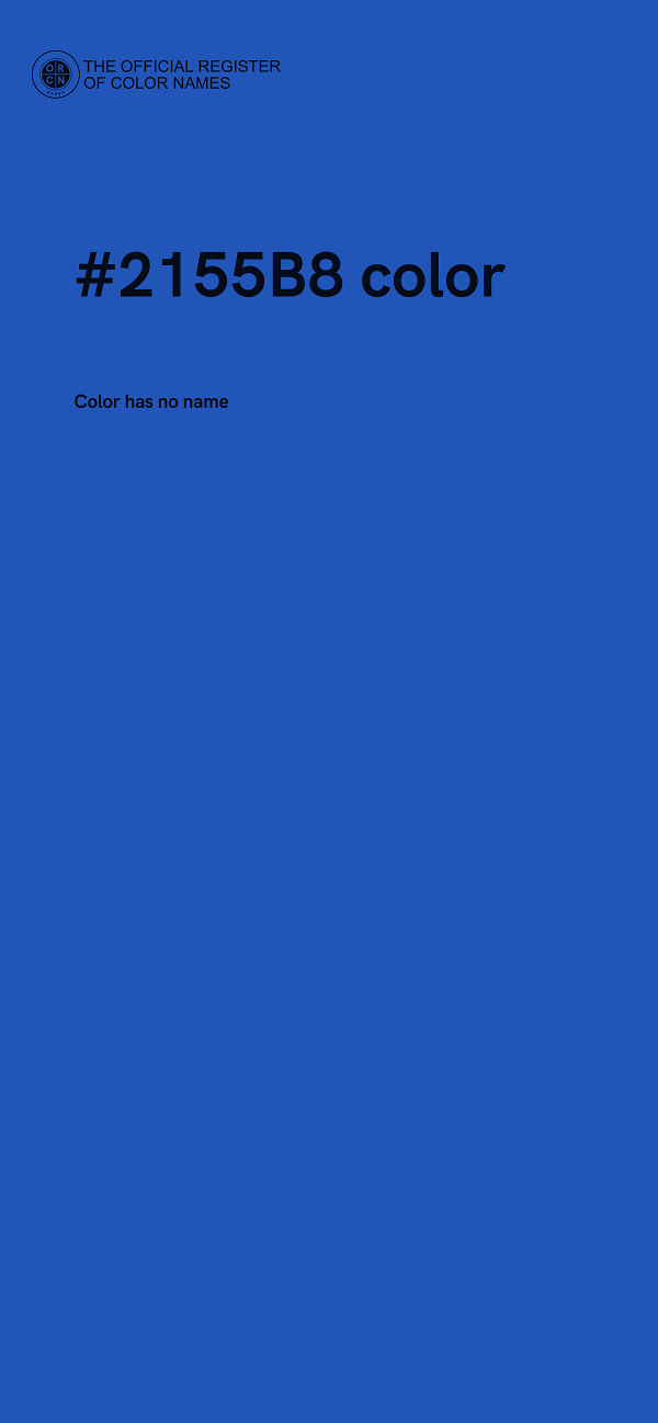 #2155B8 color image
