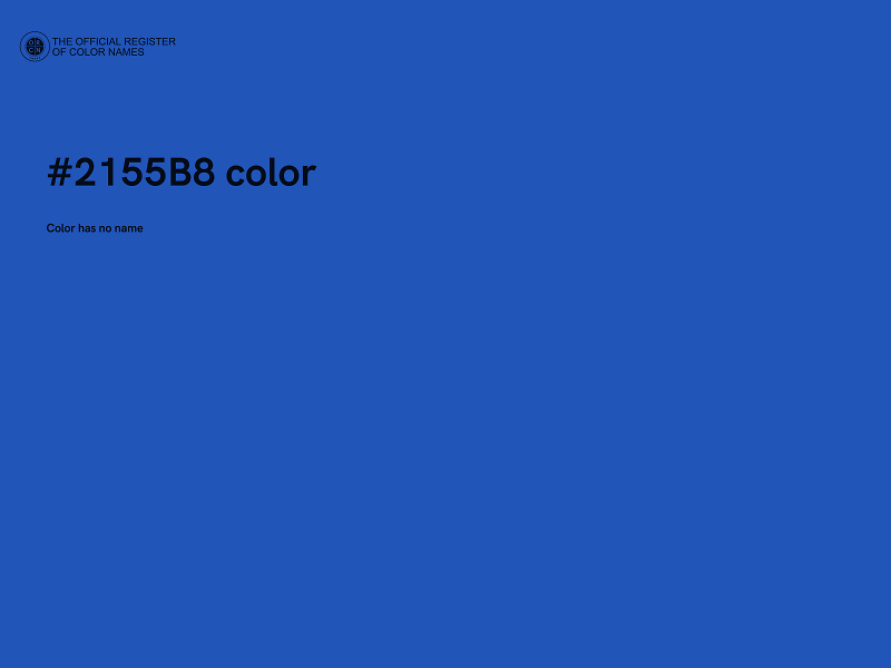 #2155B8 color image