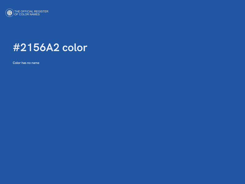 #2156A2 color image