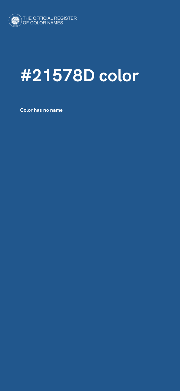 #21578D color image