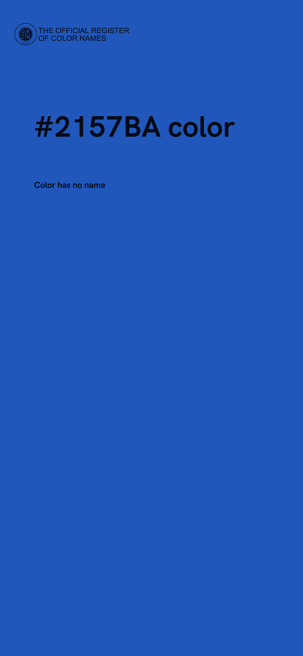 #2157BA color image