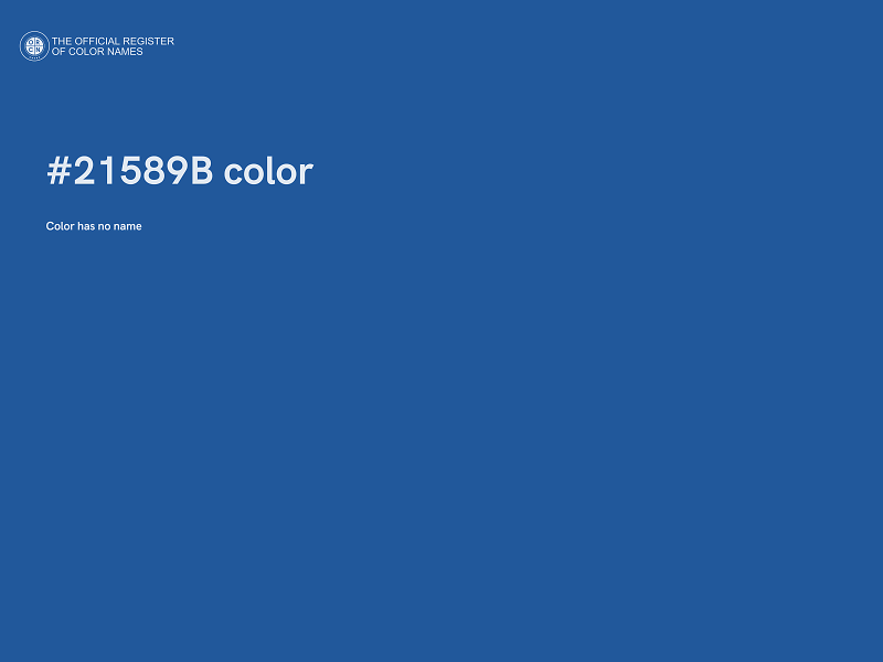 #21589B color image