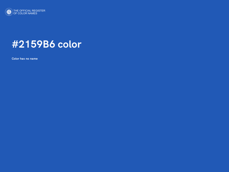 #2159B6 color image