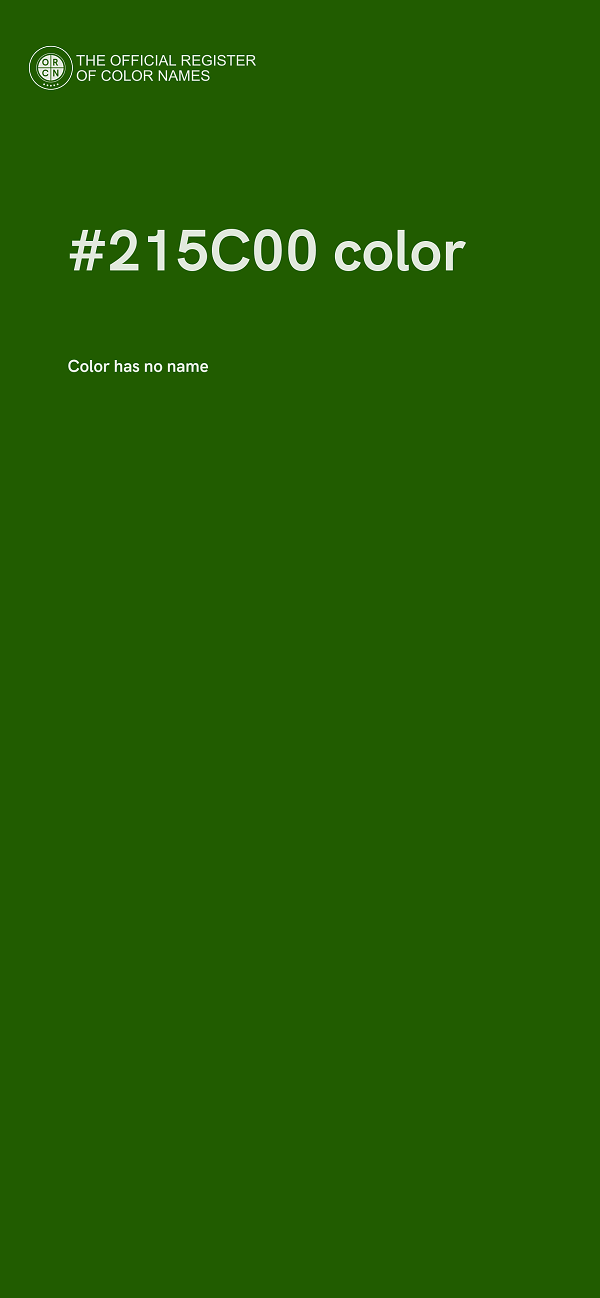 #215C00 color image