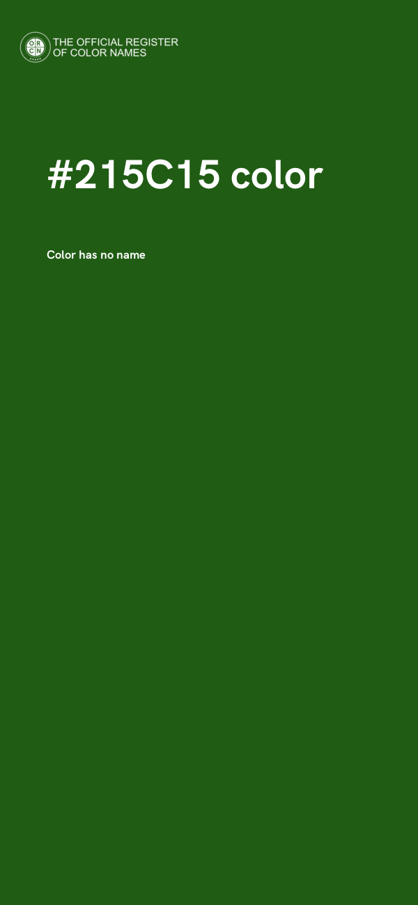#215C15 color image
