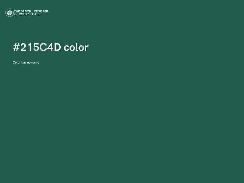 #215C4D color image