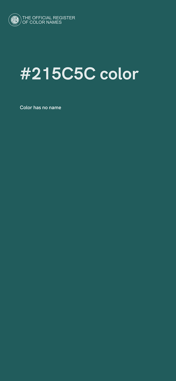 #215C5C color image